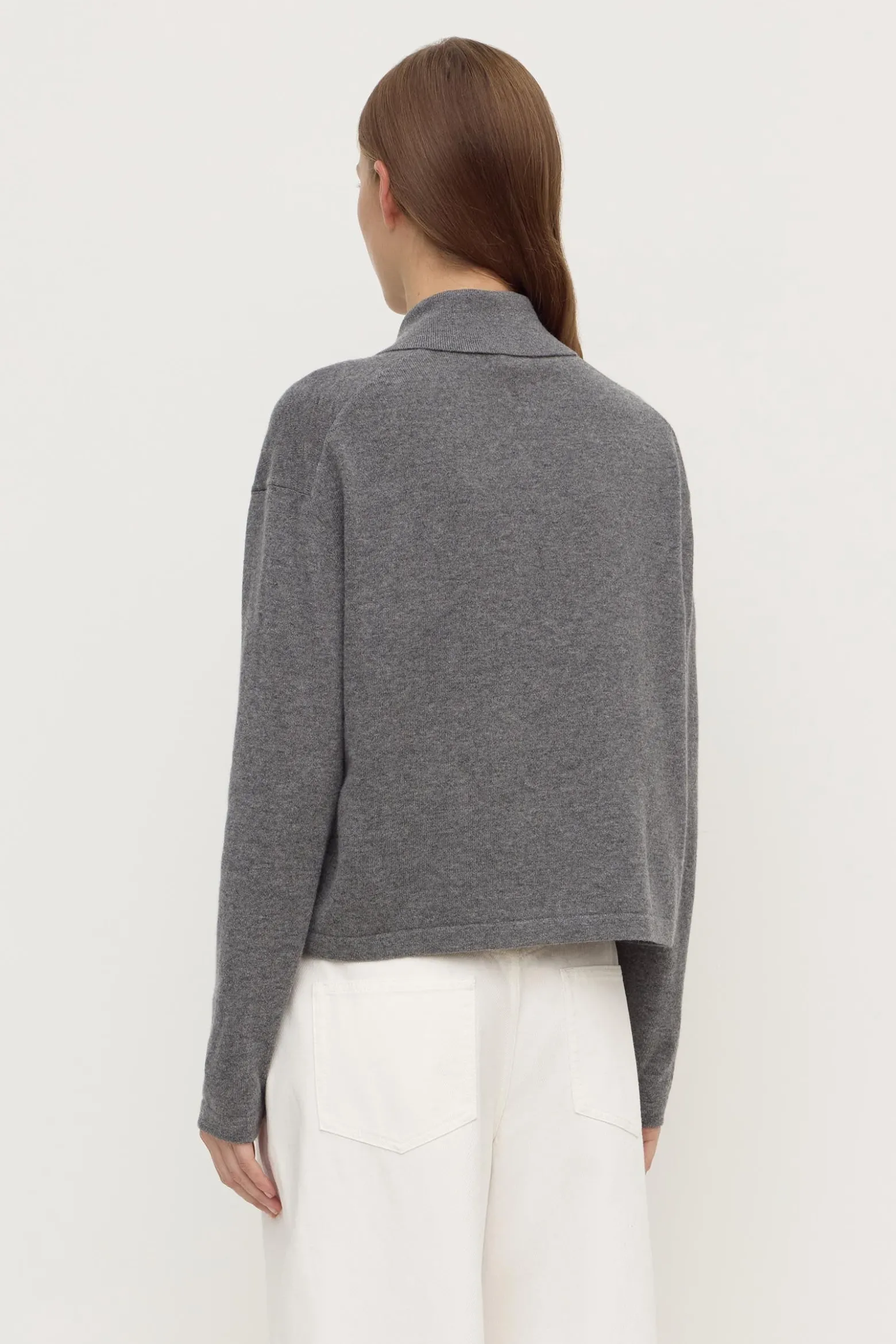 Wool Cashmere Knit Cardigan