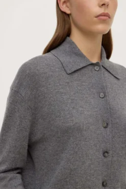 Wool Cashmere Knit Cardigan