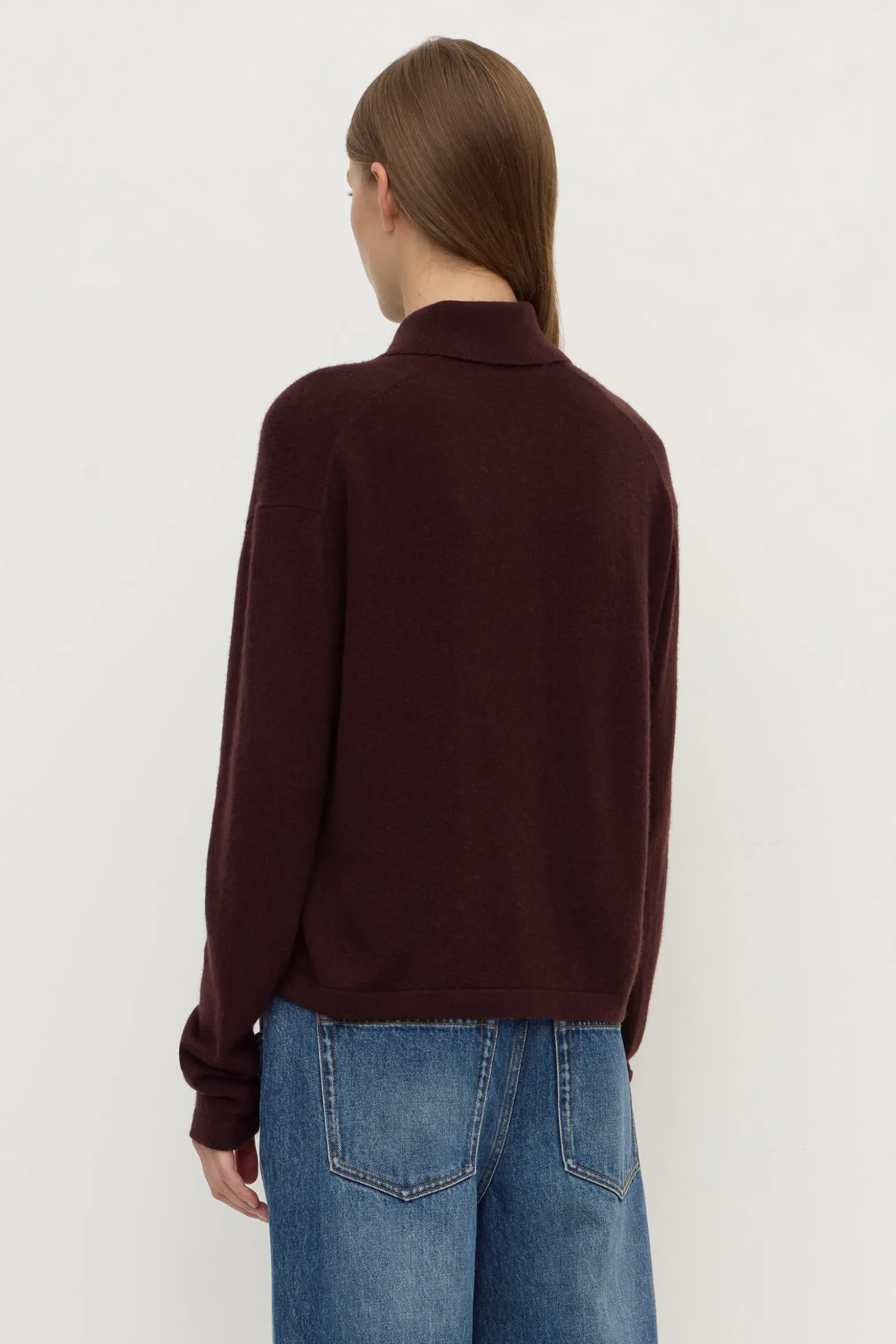 Wool Cashmere Knit Cardigan
